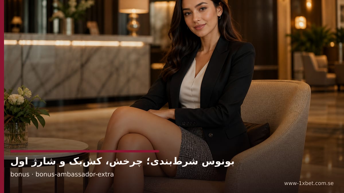 تصویر سفیر برند درباره تصویر مرتبط با موضوع بونوس شرط‌بندی؛ چرخش، کش‌بک و شارژ اول