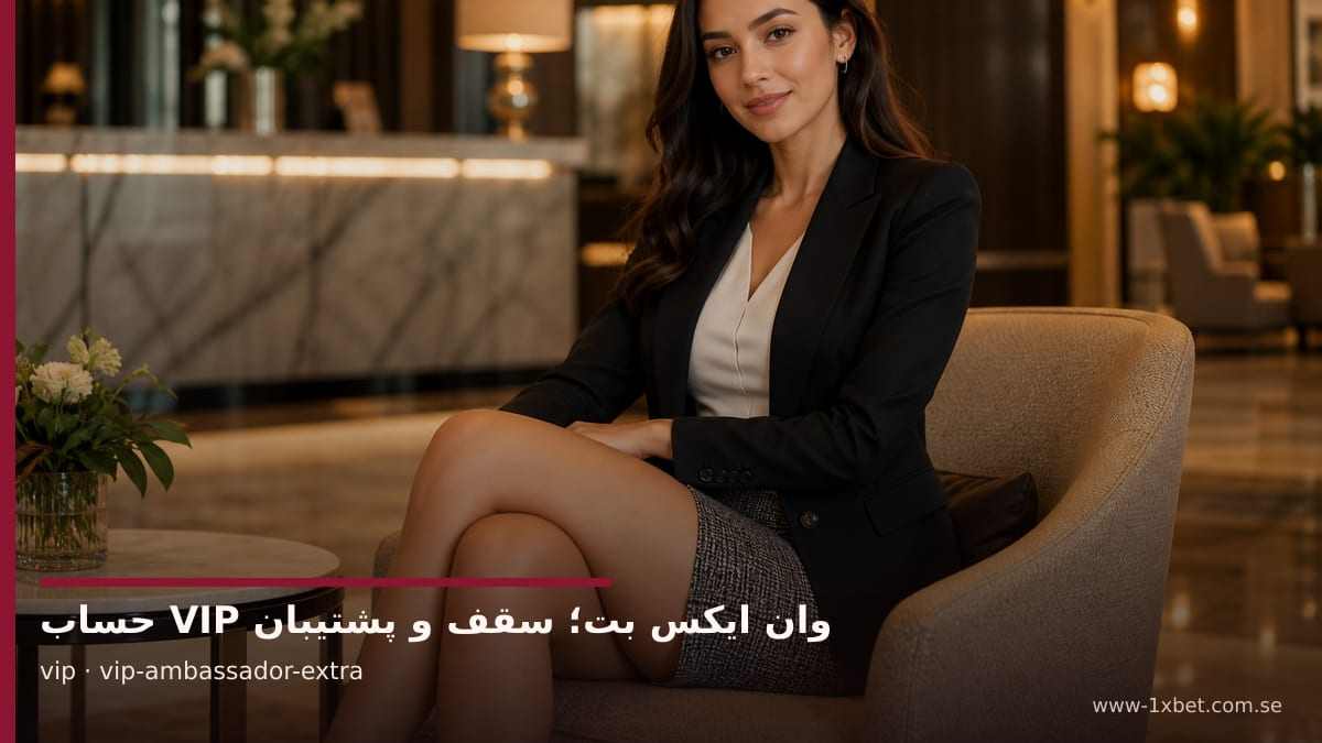 تصویر سفیر برند درباره تصویر مرتبط با موضوع حساب VIP وان ایکس بت؛ سقف و پشتیبان